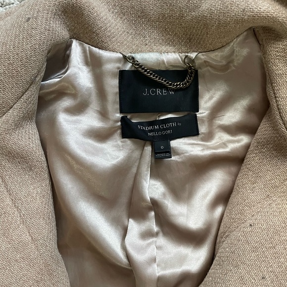 J. Crew Beige Wool Cocoon Coat - Picture 4 of 5